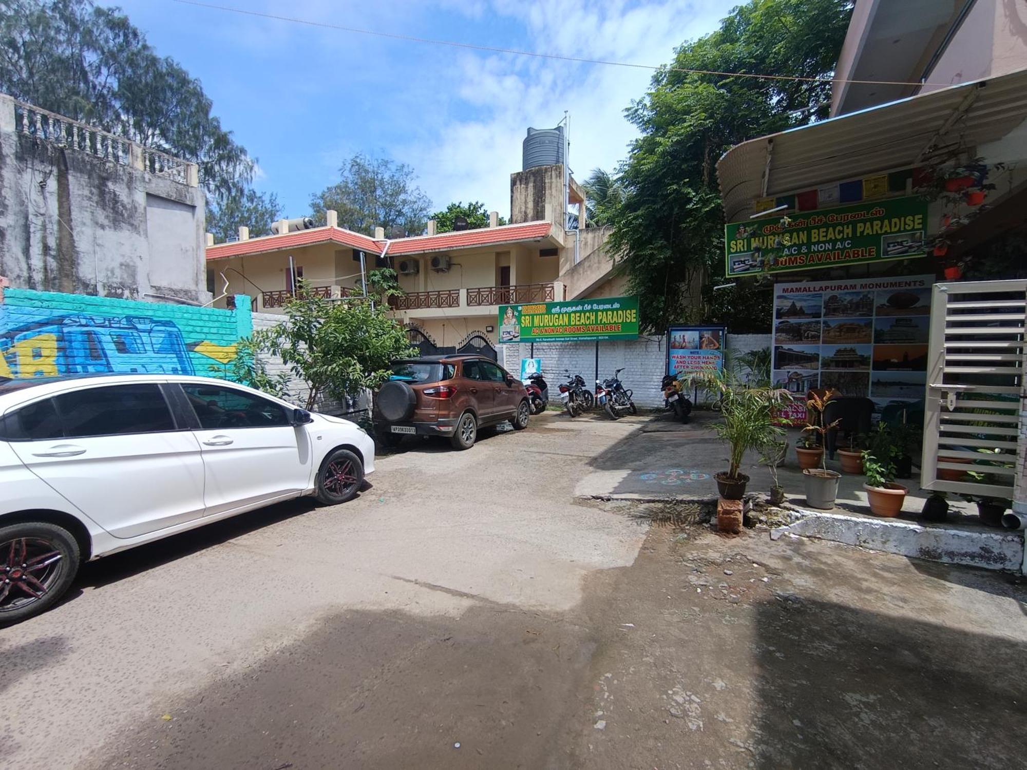 Sri Murugan Beach Paradise Hotel Mamallapuram Eksteriør billede