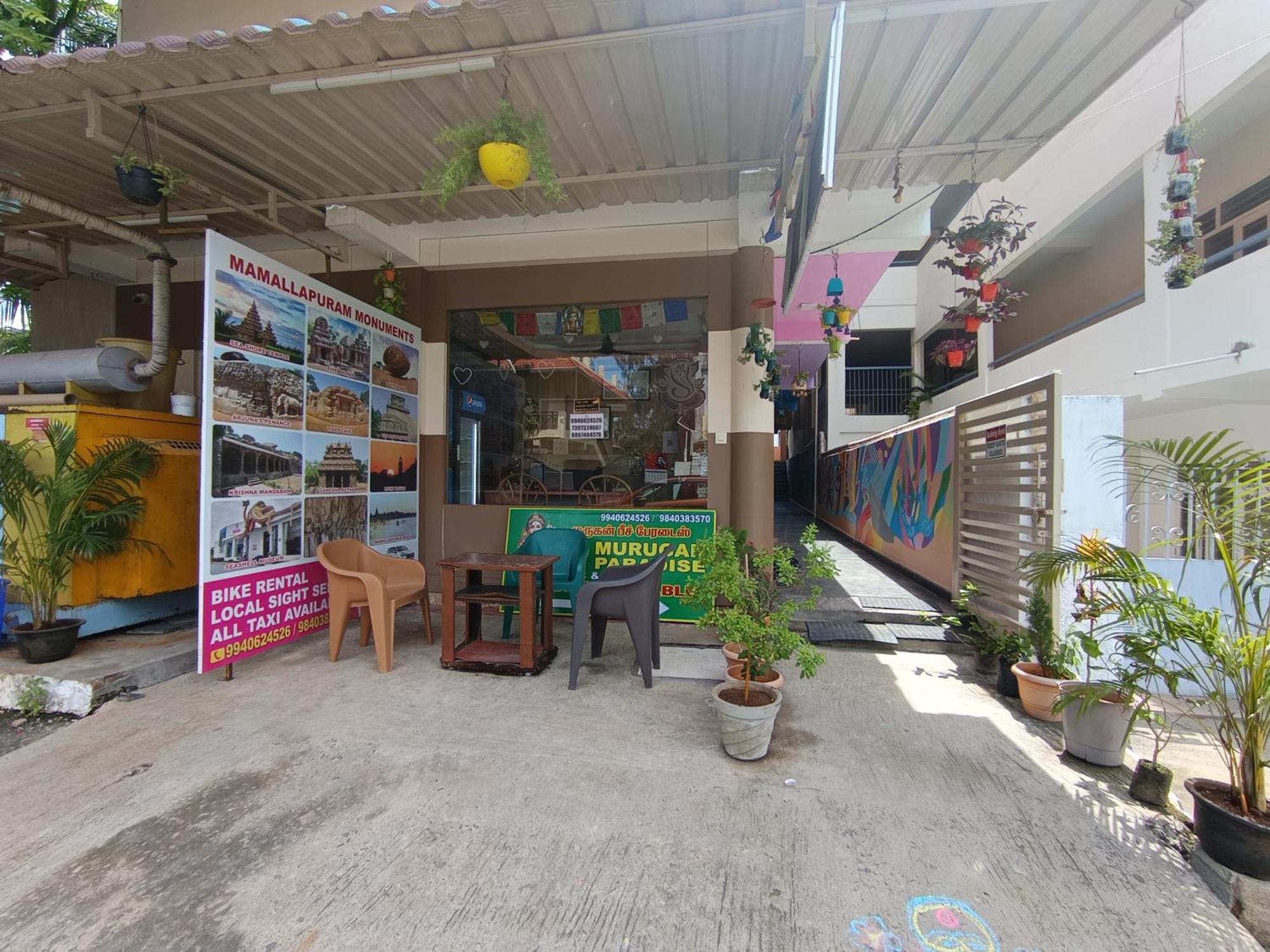 Sri Murugan Beach Paradise Hotel Mamallapuram Eksteriør billede