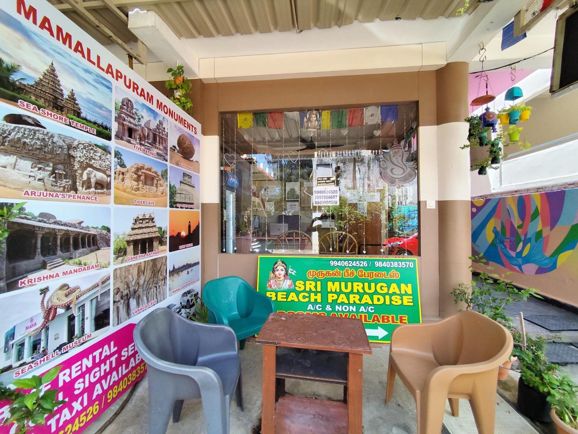 Sri Murugan Beach Paradise Hotel Mamallapuram Eksteriør billede